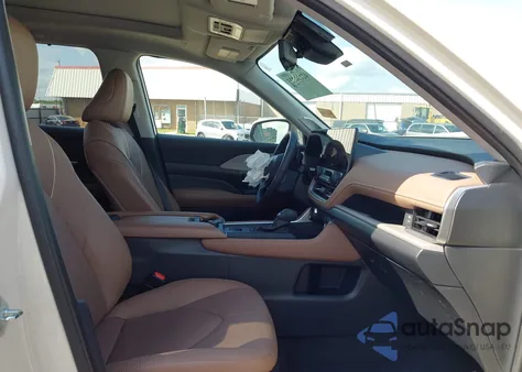 2024 Toyota Grand Highlander Platinum from USA, damaged, VIN 5TDAAAB57RS015864